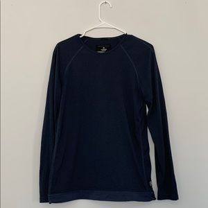 Reigning Champ Long Sleeve Navy Tee